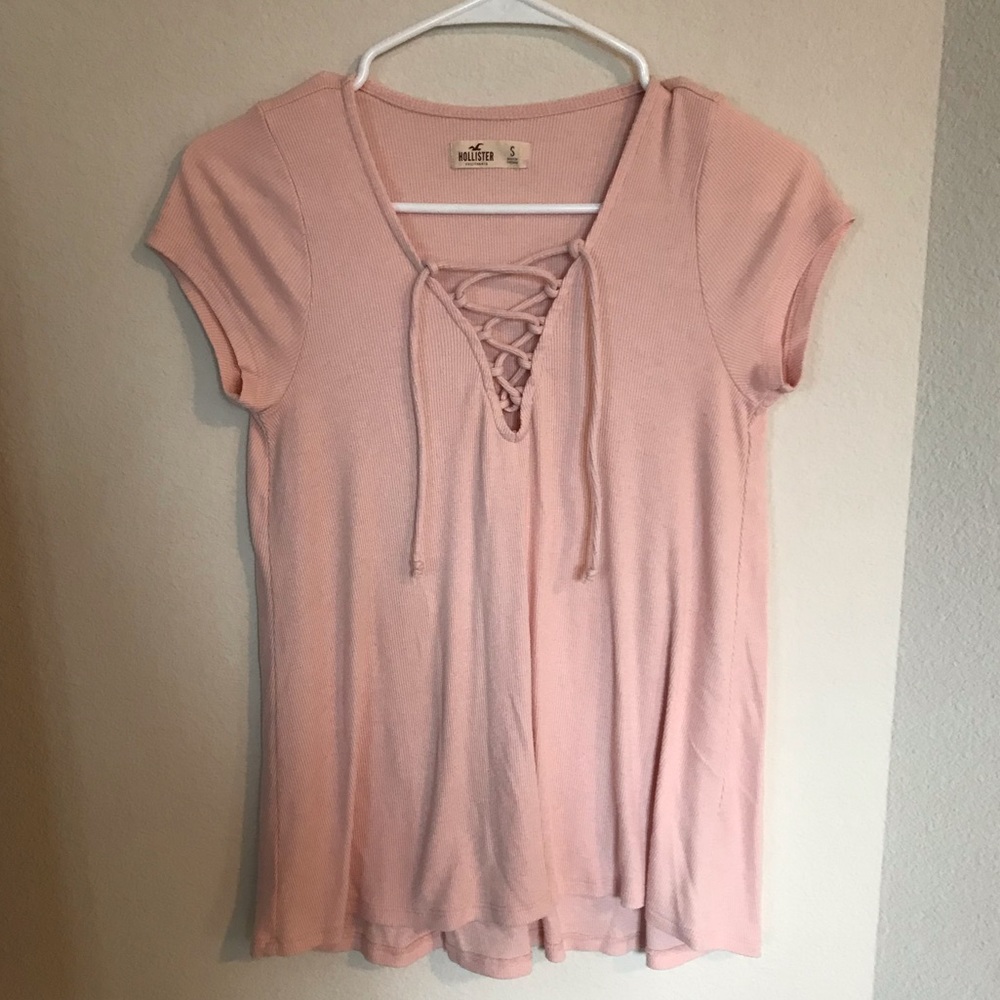 Pink Hollister Top